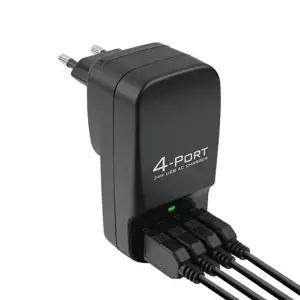 고품질 충전기 4포트 USB AC 어댑터 여행용 태블릿 휴대용 멀티 다기능 멀티탭 고속 충전어댑터 WFQUY7K