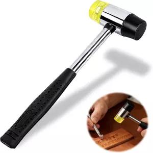 DIY 가죽 공예를 위한 RJLCTH 스탬핑 프레싱 해머 작업 엠보싱 개인화