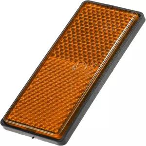 REPAIROCK 범용 반사기 88x32mm 오토바이·스쿠터·자전거 안전용 스포크 오렌지색 나사 포함 자동차 교체