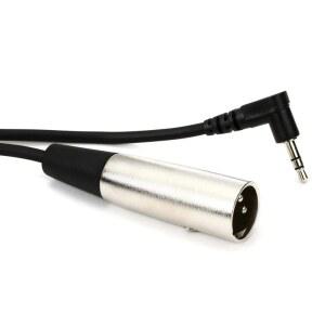 HOSA XVM-105 미터 5피트 직각 1/8인치 TRS TO XLR 수컷 케이블