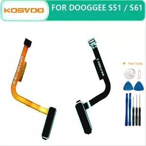 Doogee S51/ S61/S61 PRO 휴대 전화의 기능 지문 버튼 구성 요소 센서 플렉스 케이블 수리 액세서리