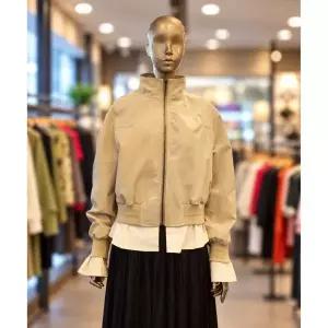 한정수량 제시뉴욕 하이넥 배색 레이어드 점퍼 BG81WWJP6200 2855784