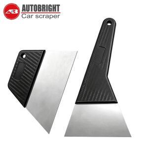 AUTOBRIGH 롱 핸들 금속 스크레이퍼 자동차 필름 기포 제거 엣지 트리머 스무딩 스퀴지 도구 랩핑