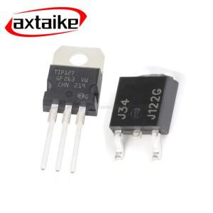 10PCS TIP122 MJD122 TO220 J122G 8A 100V SMD NPN PNP DIP 달링턴 트랜지스터 DAPK