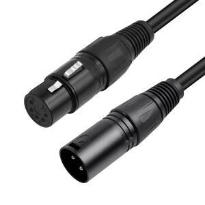 XLR3M XLR5F로 변환 어댑터 케이블 30cm XLR 남성 3핀 여성 5핀 오디오 무대 조명 마이크용