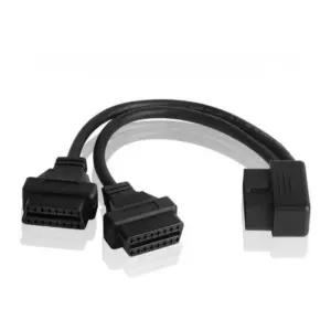 OBD2 수컷 1half 어댑터 연장 케이블 차량용 자동차