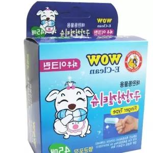 와우 이크린 구강 청결티슈 45매 구강티슈 간편사용 입속세정 a-WFM9MTR 치아관리 개별포장