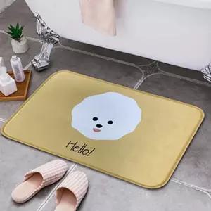 강아지 얼굴 러그 예쁜 욕실 주방 베란다 데코 매트 집인테리어러그 예쁜발매트