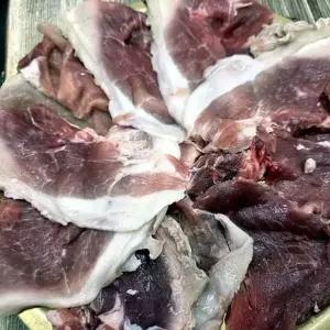 제주흑돼지 대패구이 500g 국내산돼지고기 돈마호크 돼지등뼈 앞다리살 x-WFOBZIK 뒷다리살 뒷고기
