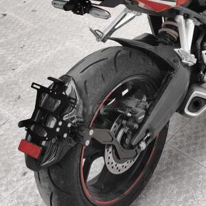 MTKRACING 혼다 CB650R 2018-2024 바이크 오토바이 리어 머드가드 스플래시 플레이트 번호판 거치대