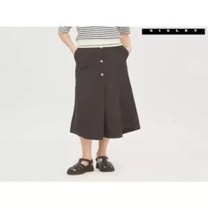 시슬리 루즈 크로스 벨트 스커트 SASK31331 BK