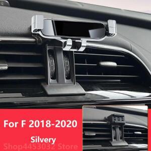 재규어 F 페이스용 자동차 휴대폰 홀더 2022 - 2018 거치대 브래킷 스탠드 회전식 지원 액세서리 3가지 색