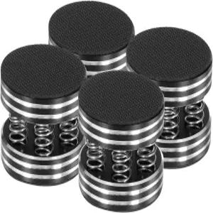 MECCANIXITY 4개입 서브우퍼 솔레이션 패드 45x40mm 스피커 스파이크 턴테이블 오디오 스튜디오 모니터용
