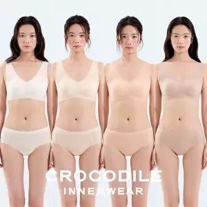크로커다일 쿨라이트 실키핏 일체형 V넥 브라팬티 8종세트 CDW6N42434445_T 844648