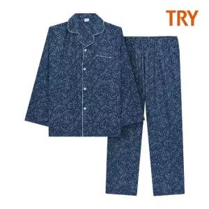 TRY 남성용 소프트 핏 파자마세트