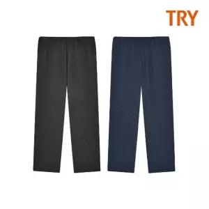 TRY 트라이 남성 허리가 편안한 순면 파자마 9부하의