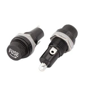 휴즈홀더 퓨즈 5X20MM 12MM 구멍용 상품 전기 홀더 250V10A 스크류 패널