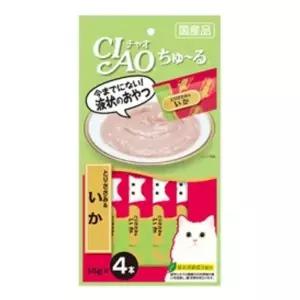 고양이 습식 간식 닭가슴살 오징어 4개입 1P 파우치