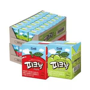 [하프클럽/]피크닉 사과 청포도 200ml 48팩