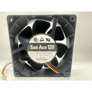 SANYO DENKI 9G1212E1D06 DC 12V 0.61A 120x120x38mm 3선 120MM 냉각팬