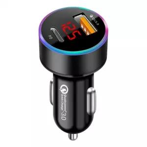 차량용 QC3.0 PD 고속충전 시거잭 S-2(블랙) 시가 시거 용기 휴대폰기 자동차소켓 멀티