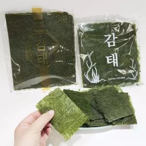 서산 햇 구운감태 32매(4봉)수제 조미 감태김
