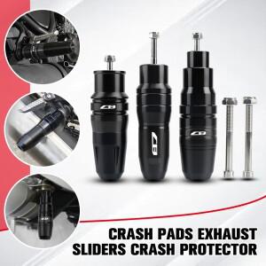 [호환품]혼다 호환 CB125R CB1300 바이크 오토바이 액세서리 CNC 떨어지는 보호 배기 슬라이더 충돌 패드