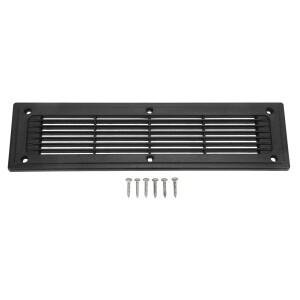 300x80mm RV 에어 벤트 루버 직사각형 아웃렛 그릴 커버 환기 패널 버스 트레일러 모터홈 액세서리