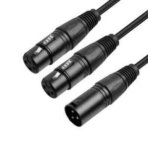 케이블 Y자 벨톤 분배 마이크선 오디오케이블 캐논 SMC201 2XLR(암) XLR 1XLR(수)