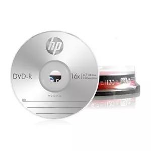 [셀러허브 가전]HP Media DVD-R 16x 4.7GB (10p 케익 케이스) (11212857)