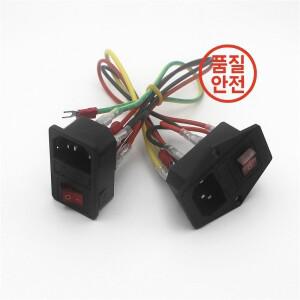 로커 스위치 퓨즈 IEC320 C14 Makerbot Ultimaker 10A 커넥터 플러그 용 입구 전원 소켓