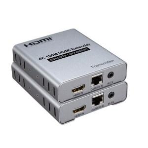 HDMI 이더넷 익스텐더 Cat5e Cat6 RJ45 케이블 비디오 송신기 리시버 컨버터 지지대 1-N 캐스케이드 연결 4