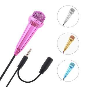 안드로이드 휴대폰 컴퓨터/노트북용 3.5mm 휴대용 미니 마이크, 사랑스러운 보컬