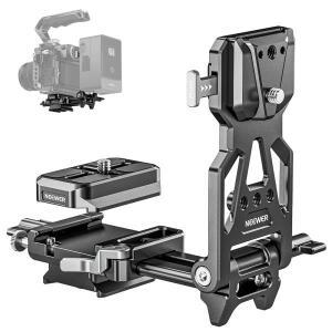 NEEWER 접이식 V 마운트 배터리 플레이트 경량 DSLR 카메라 비디오 리그 (SmallRig 케이지 DJI호환 RS4 RS3