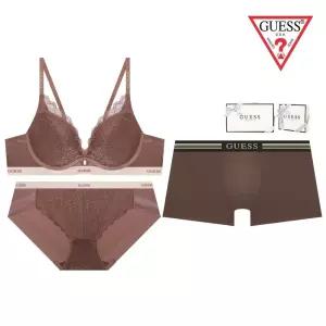 [백화점정품] 게스언더웨어 [선물포장]로즈골드밴딩 커플속옷세트 GEWBR911BP911DRB92DBR