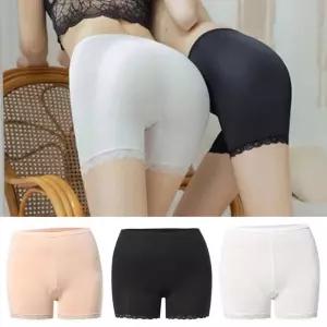 팬티 라인 정리 레이스 속바지 3부 길이 언더웨어 슬림핏 예쁜 여자 20대 베이직 면 사각