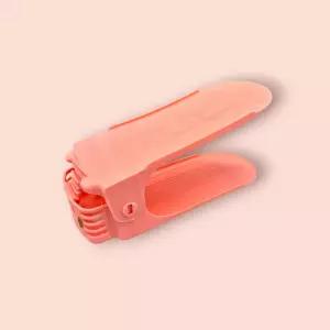 가정 사무실 공간 절약형 신발 정리 슈즈 랙 핑크