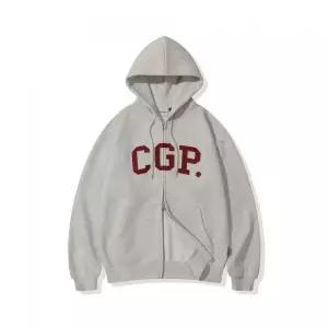 CGP 아치 로고 후드 집업_오트밀CBEBUTC330OT