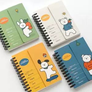 단어장 핑크풋 암기장 수첩 메모카드 학습 노트 꼬망