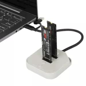 ssd외장케이스 NVMe M2 USB외장하드 클론 듀얼 도킹스테이션 복사기 RNX1658