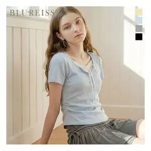 블루레이스 레이스 리본 반오픈 티셔츠 B6M3TS68711395176