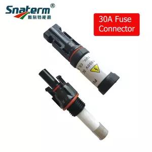 Snaterm 태양 퓨즈 커넥터 10A 15A 20A 30A MC 광 발전 시스템 용 퓨즈가있는 호환