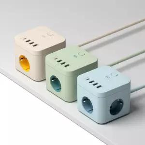 오아 큐브 멀티탭 PD35 고용량 4000W 콘센트 USB C타입 멀티 3구 어댑터
