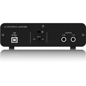 프로모션 Behr 호환INGER UMC22/ UM2/UMC202HD 마이크 앰프 라이브 녹음 외부 사운드 카드 USB 오디오 인