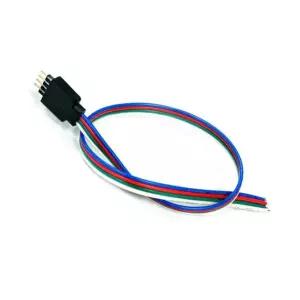 RGB 커넥터 전선 커넥터 LED 조명 케이블 4선 10m 1p