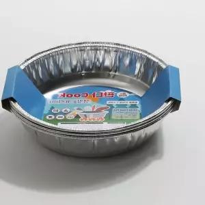 직화 간편한 알루미늄 만능 일반냄비 원형2호 3P 직화냄비 은박라면용기 일회용그릇 y-0E963