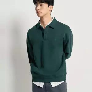 빈폴 멘 솔리드 칼라넥 스웨트 셔츠 그린 BC6141C54M 5890078