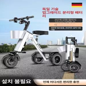접이식 미니 전기 삼륜차 휴대용 경량 이인승 소형 전동 이동