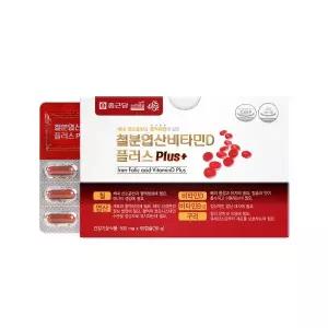 종근당 철분 엽산 비타민D 플러스 60캡슐