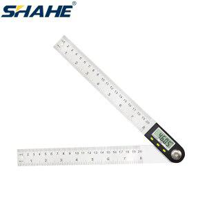 Shahe 0-200/300mm 디지털 각도기 눈금자 전자 파인더 미터 게이지 측정 도구